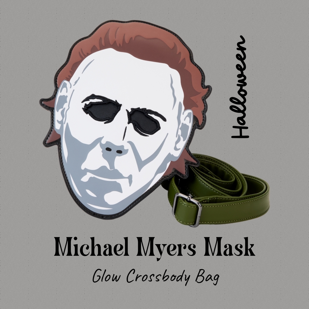 HALLOWEE. Michael Myers Mask Glow Crossbody Bag